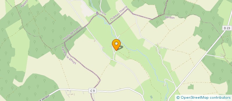 localisation de l'entreprise MONSIEUR PIERRE PINAUD  VERDON