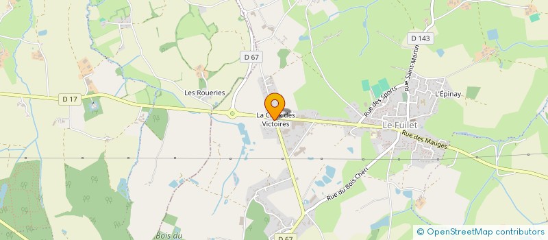 localisation de l'entreprise MONSIEUR PIERRE PINEAU  MAUGES-SUR-LOIRE