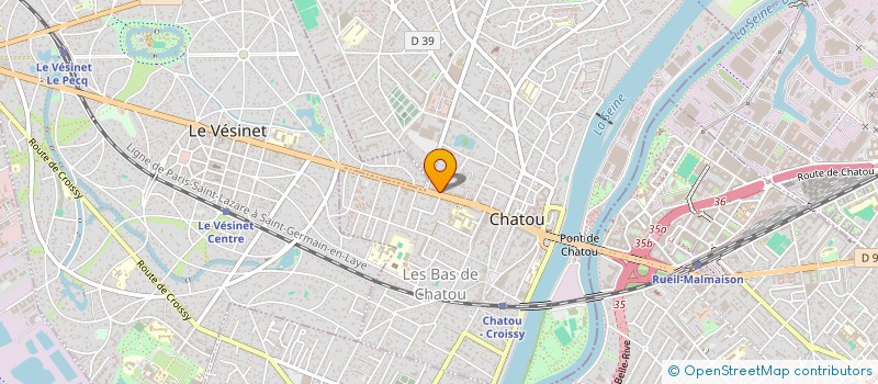 localisation de l'entreprise MONSIEUR PIERRE PINET  CHATOU