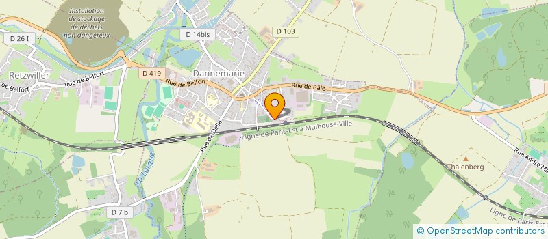 localisation de l'entreprise MONSIEUR PIERRE PINGUET  SEPPOIS-LE-HAUT