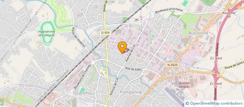 localisation de l'entreprise MONSIEUR PIERRE PINTHON  MONTAUBAN