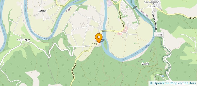 localisation de l'entreprise MONSIEUR PIERRE PIPART  CAJARC