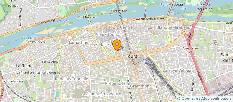 localisation de l'entreprise MONSIEUR PIERRE PIQUEMAL  TOURS