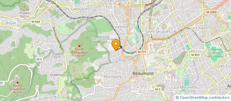 localisation de l'entreprise MONSIEUR PIERRE PISANI  CLERMONT-FERRAND