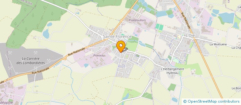 localisation de l'entreprise MONSIEUR PIERRE PIVETEAU  ESSARTS-EN-BOCAGE