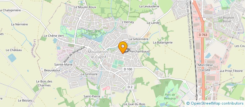 localisation de l'entreprise MONSIEUR PIERRE PIVETEAU à MOUILLERON-LE-CAPTIF