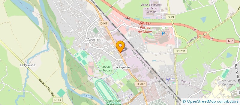 localisation de l'entreprise MONSIEUR PIERRE PLANAT  AVERMES