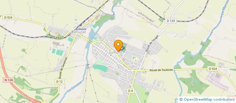 localisation de l'entreprise MONSIEUR PIERRE PLANCHAND  GIMONT