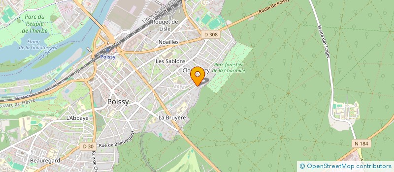 localisation de l'entreprise MONSIEUR PIERRE PLANCOULAINE à POISSY