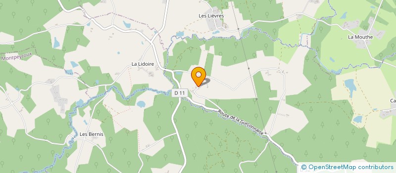 localisation de l'entreprise MONSIEUR PIERRE PLANTE  SAINT-MEARD-DE-GURCON