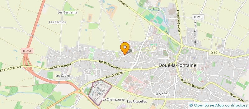 localisation de l'entreprise MONSIEUR PIERRE PLAZANET à DOUE-EN-ANJOU