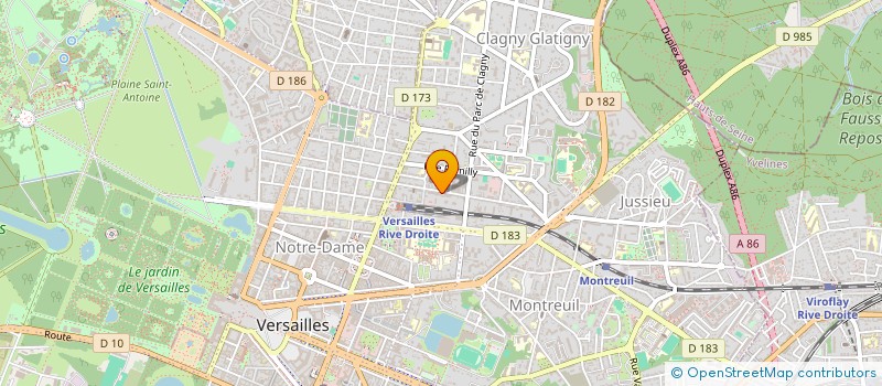 localisation de l'entreprise MONSIEUR PIERRE PLESSIER à VERSAILLES
