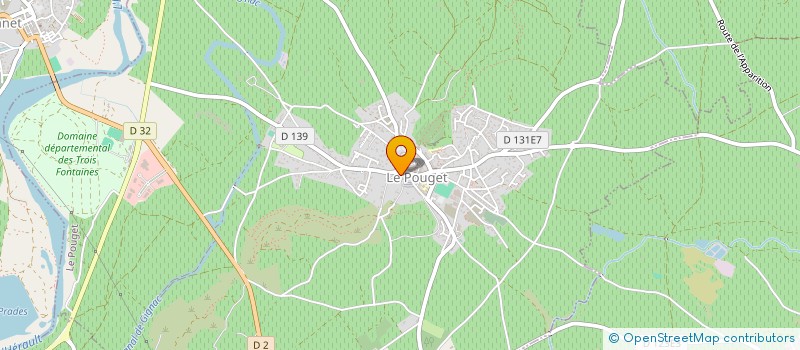 localisation de l'entreprise MONSIEUR PIERRE PLOUZENNEC à LE POUGET