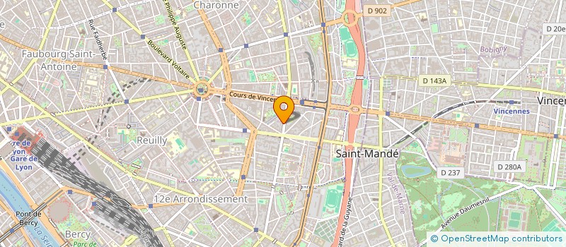 localisation de l'entreprise MONSIEUR PIERRE POENSIN à PARIS