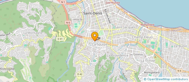 localisation de l'entreprise MONSIEUR PIERRE POINY TOPLAN  SAINT-DENIS