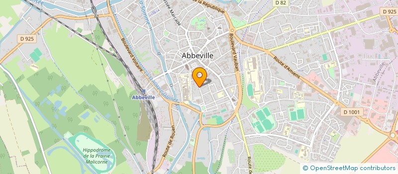 localisation de l'entreprise MONSIEUR PIERRE POIREL  ABBEVILLE