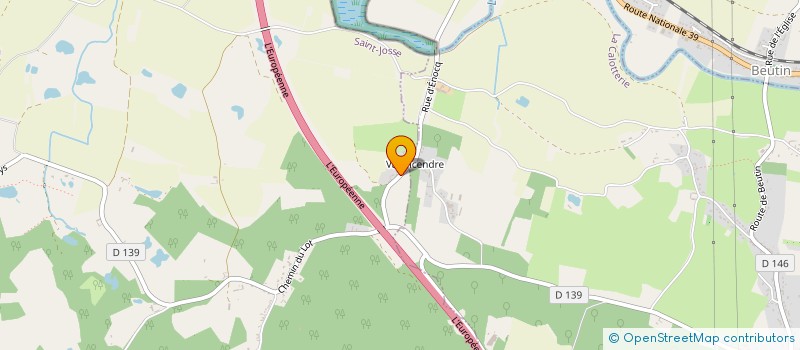 localisation de l'entreprise MONSIEUR PIERRE POIRET  LA CALOTTERIE