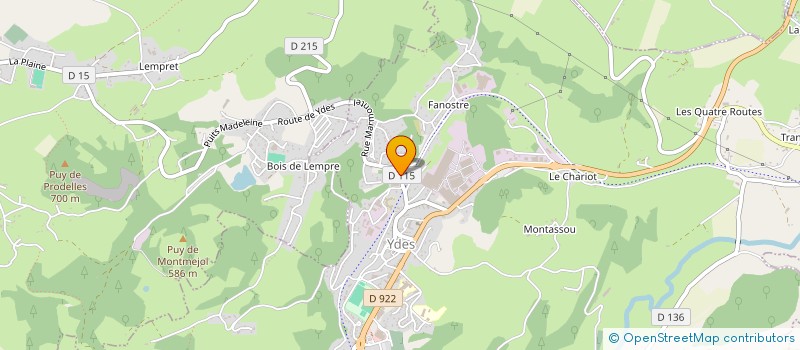 localisation de l'entreprise MONSIEUR PIERRE POMARAT à YDES