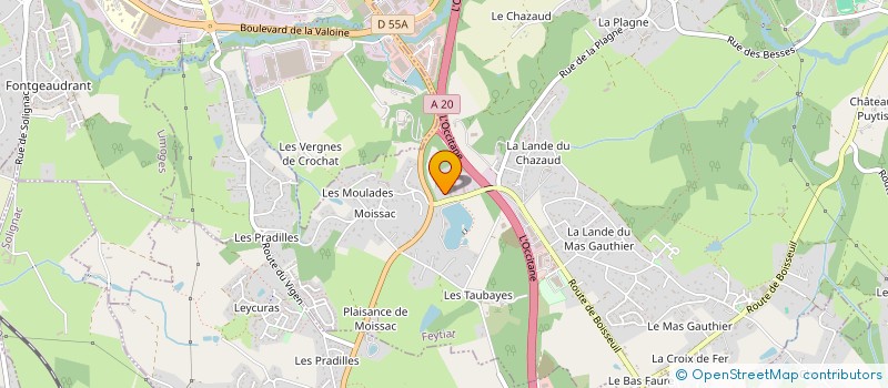 localisation de l'entreprise MONSIEUR PIERRE POMMIES  FEYTIAT