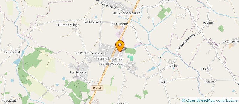 localisation de l'entreprise MONSIEUR PIERRE POMPIER à SAINT-MAURICE-LES-BROUSSES