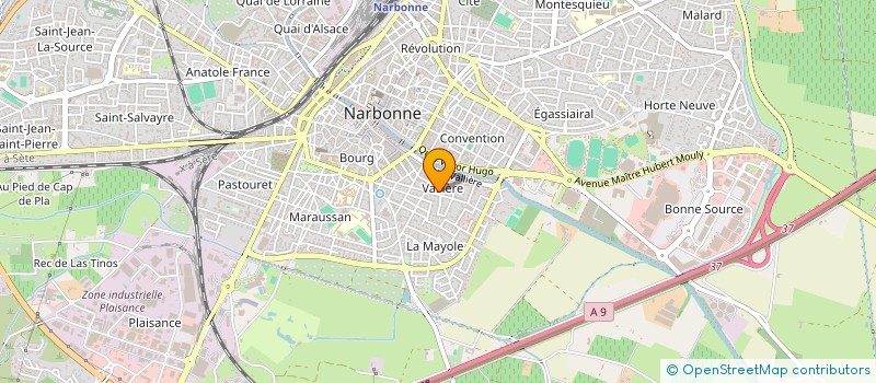 localisation de l'entreprise MONSIEUR PIERRE PONROUCH  NARBONNE