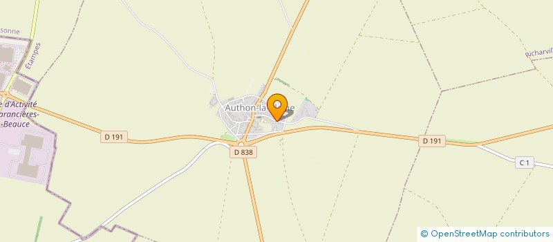 localisation de l'entreprise MONSIEUR PIERRE PONTIC  AUTHON-LA-PLAINE