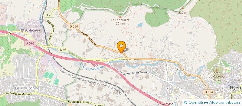 localisation de l'entreprise MONSIEUR PIERRE PORTAS  HYERES