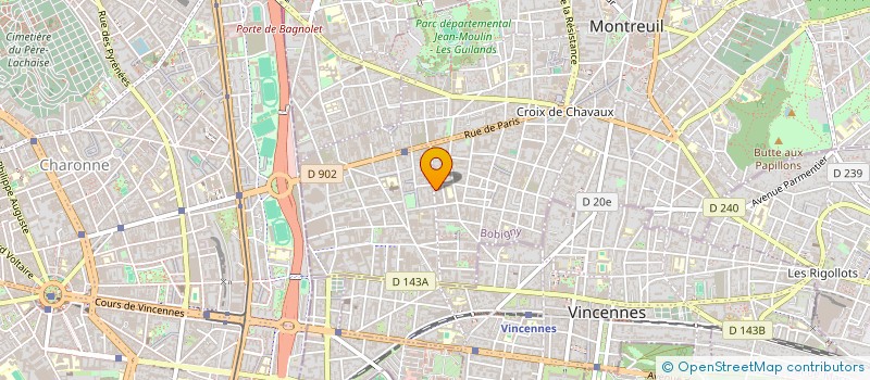localisation de l'entreprise MONSIEUR PIERRE PORTIER à MONTREUIL