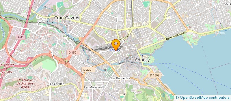 localisation de l'entreprise MONSIEUR PIERRE PORTIER à ANNECY