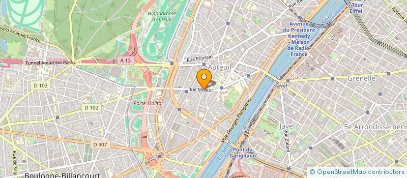 localisation de l'entreprise MONSIEUR PIERRE POTHIER  PARIS