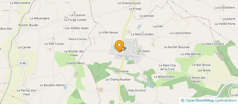 localisation de l'entreprise MONSIEUR PIERRE POTIER  PENGUILY