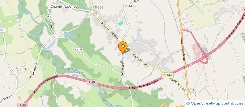 localisation de l'entreprise MONSIEUR PIERRE POUBLAN  NAVAILLES-ANGOS