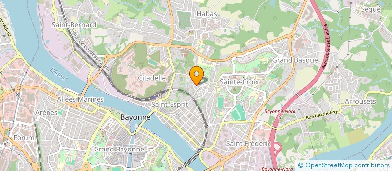 localisation de l'entreprise MONSIEUR PIERRE POUDES  BAYONNE