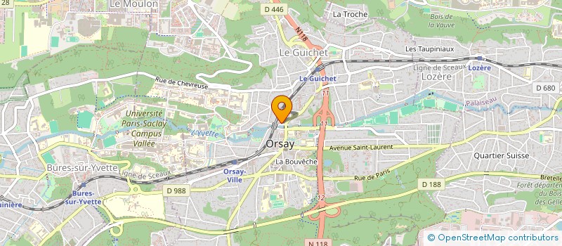 localisation de l'entreprise MONSIEUR PIERRE POUGEON  ORSAY