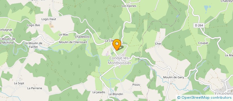localisation de l'entreprise MONSIEUR PIERRE POUGET à SAUXILLANGES