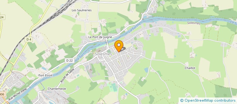localisation de l'entreprise MONSIEUR PIERRE POUJADE  SOLESMES