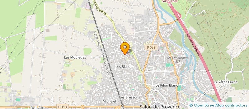 localisation de l'entreprise MONSIEUR PIERRE POULENARD à SALON-DE-PROVENCE