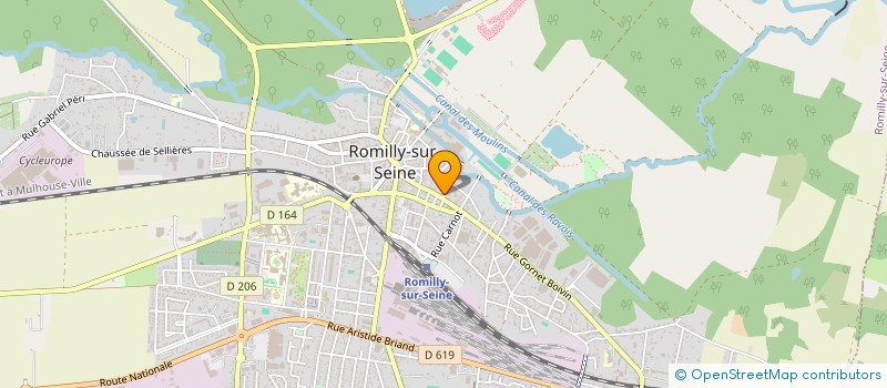 localisation de l'entreprise MONSIEUR PIERRE POURILLE  ROMILLY-SUR-SEINE