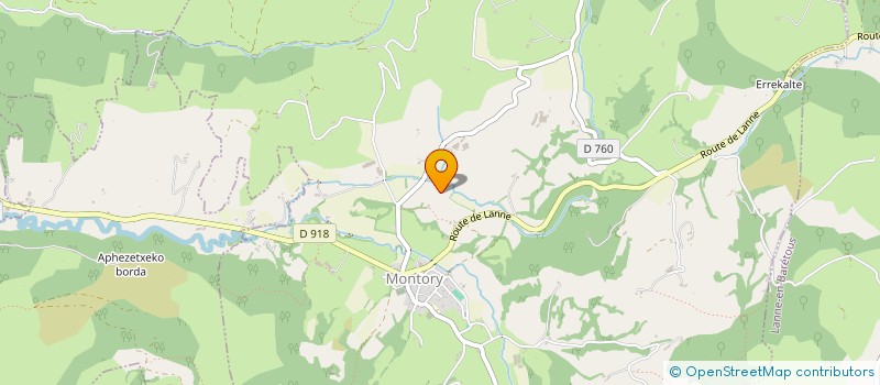 localisation de l'entreprise MONSIEUR PIERRE POURRILLOU  TARDETS-SORHOLUS