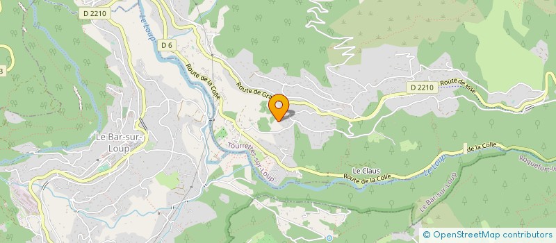 localisation de l'entreprise MONSIEUR PIERRE POUSSOU à TOURRETTES-SUR-LOUP