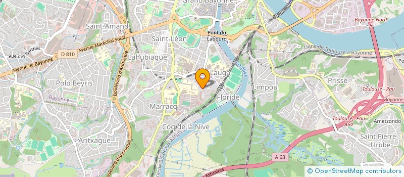 localisation de l'entreprise MONSIEUR PIERRE POUSTIS à BAYONNE