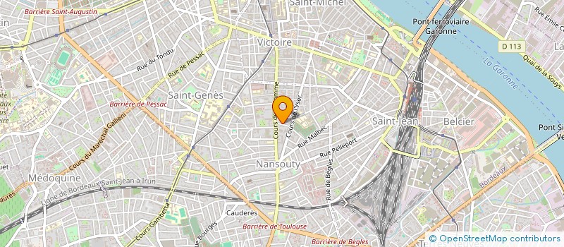 localisation de l'entreprise MONSIEUR PIERRE POUVREAU  BORDEAUX