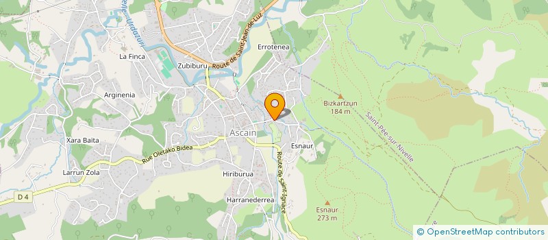 localisation de l'entreprise MONSIEUR PIERRE POUYES  ASCAIN