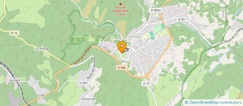 localisation de l'entreprise MONSIEUR PIERRE POUZET  CHANAT-LA-MOUTEYRE