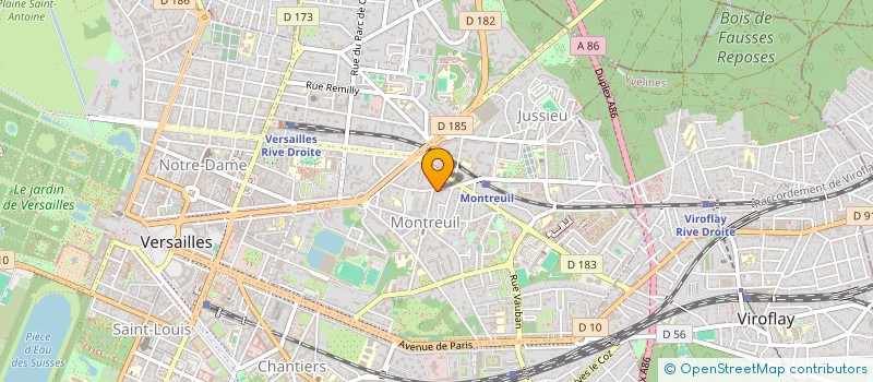 localisation de l'entreprise MONSIEUR PIERRE PRACISNORE à VERSAILLES