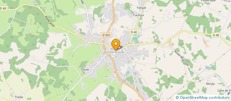 localisation de l'entreprise MONSIEUR PIERRE PRADALIER  VILLENEUVE