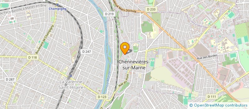 localisation de l'entreprise MONSIEUR PIERRE PRADILLON  CHENNEVIERES-SUR-MARNE