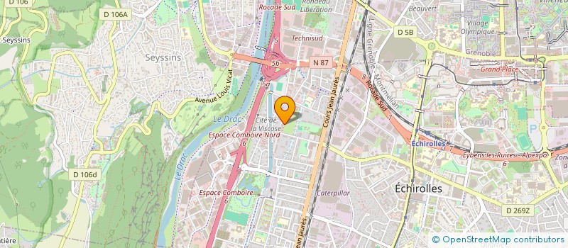 localisation de l'entreprise MONSIEUR PIERRE PRADOURAT  ECHIROLLES