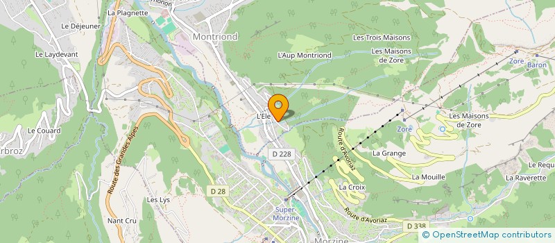 localisation de l'entreprise MONSIEUR PIERRE PREMAT  MORZINE