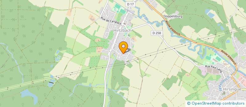 localisation de l'entreprise MONSIEUR PIERRE PREVOT  HIRTZBACH